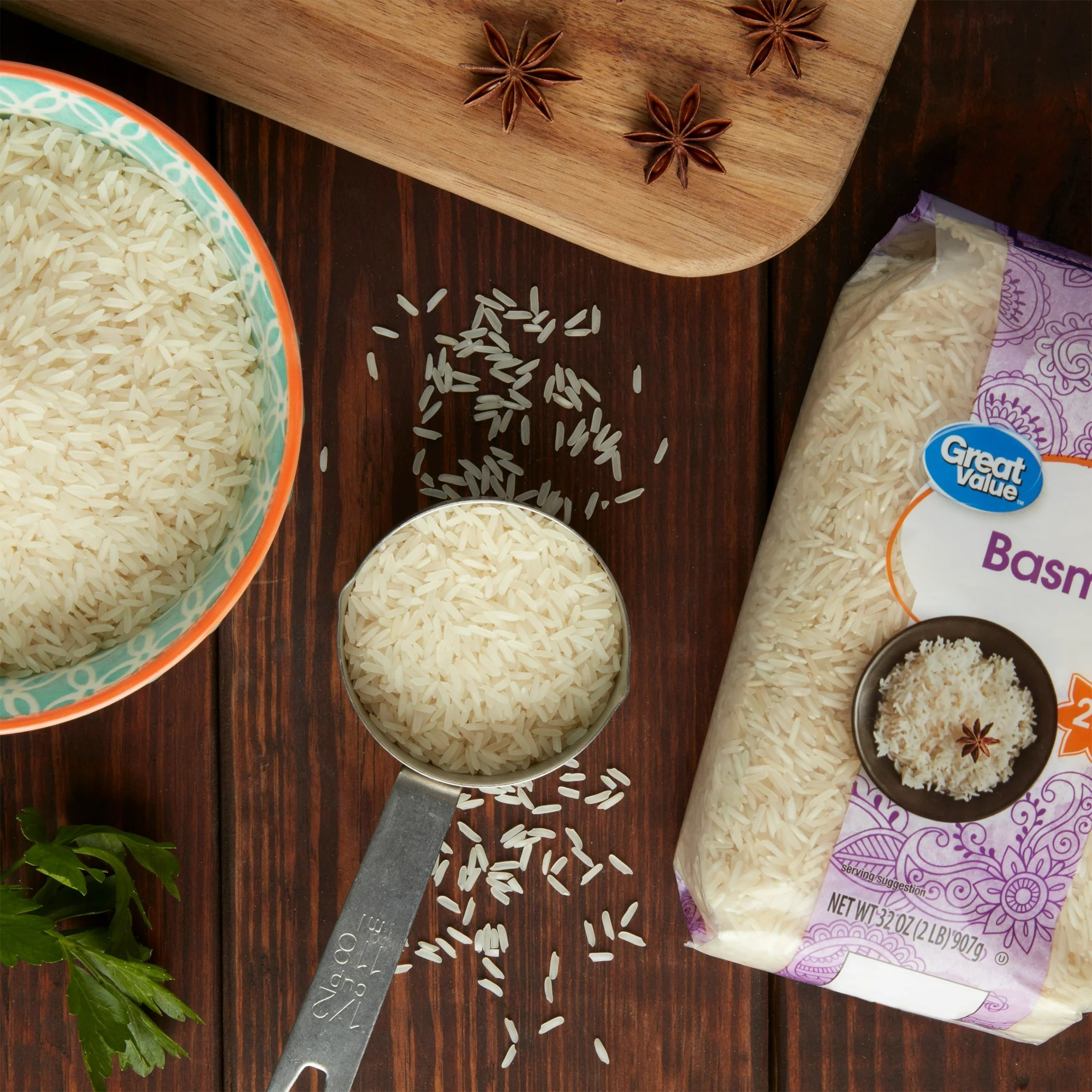 Great Value Basmati Rice, 2 lb Jarasim